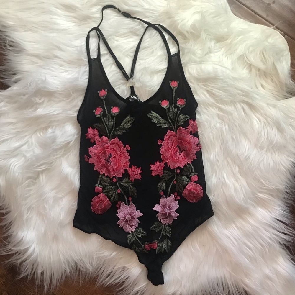 Fun Embroidered Body Suit!
